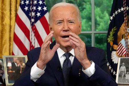 O presidente dos EUA, Joe Biden, faz pronunciamento sobre a tentativa de assassinato de Donald Trump