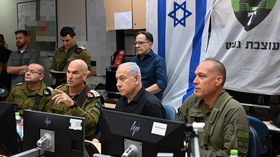 Netanyahu visita tropas israelenses na fronteira libanesa