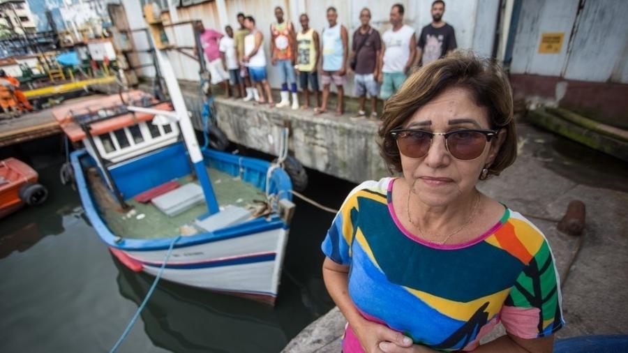 Dona de um barco na foz do rio Doce, Norma de Alvarenga aposentou a embarcação depois de receber duas multas - Fabricio Saiter
