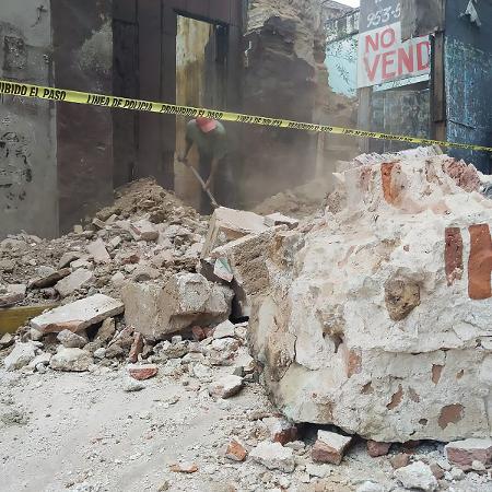 Terremoto em Oaxaca, no México, danificou construções e resultou em alerta de tsunami - Xinhua/Str