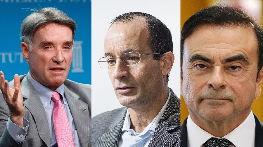 Eike Batista, Marcelo Odebrecht e Carlos Ghosn são alguns dos empresários que tiveram seus problemas com a Justiça retratadas em livro - Montagem UOL