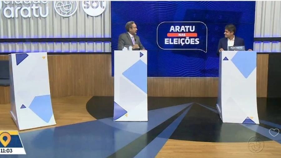 Debate na TV Aratu teve ausência de Jerônimo Rodrigues (PT)  - Reprodução
