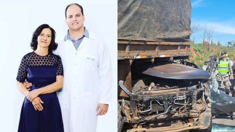 Maria Helena Faria e Miguel Lobo morreram em acidente na GO-070