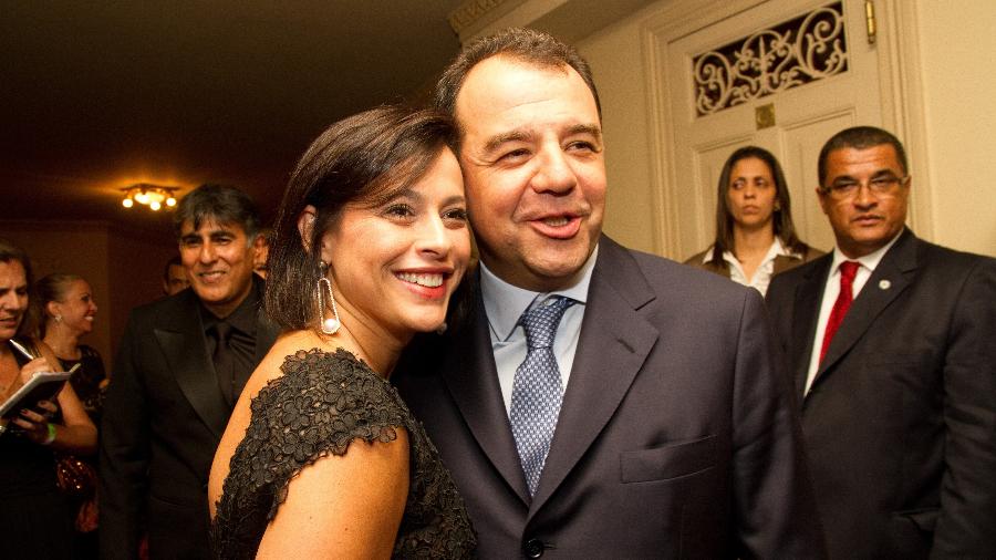 O então governador Sérgio Cabral e a mulher dele, Adriana Ancelmo, em evento no Rio - Paula Giolito - 26.abr.11/Folhapress