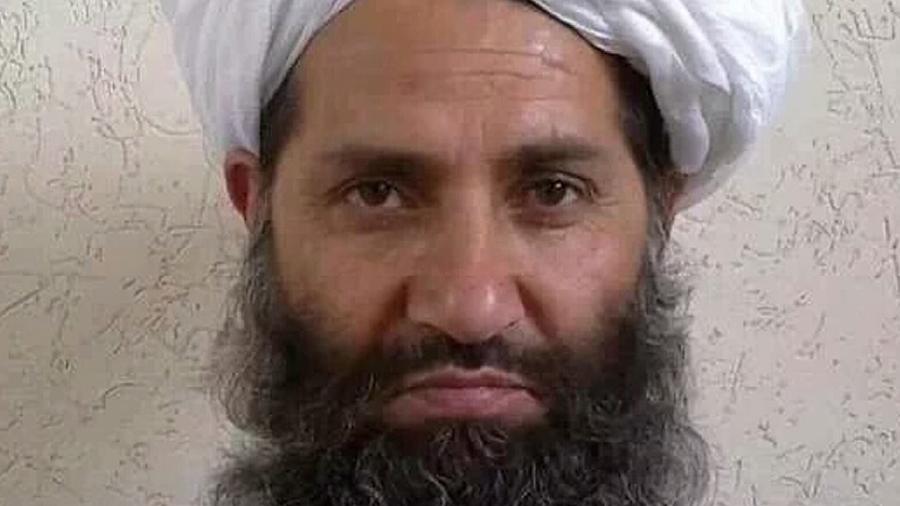 Imagem de arquivo mostra o líder Haibatullah Akhundzada, misteriosa autoridade dos Talibãs - AFP