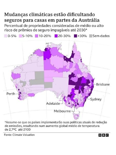 Climate change makes it harder to get insurance in parts of Australia - BBC - BBC