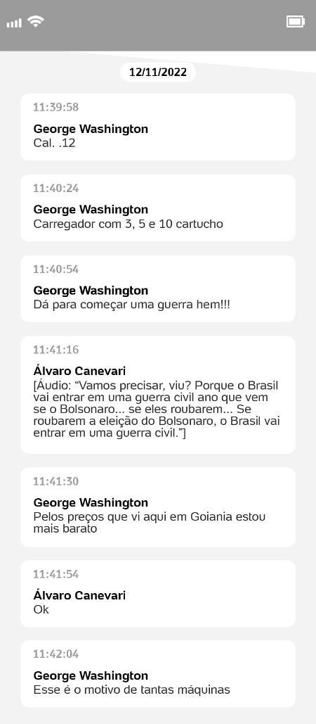 Dá pra começar uma guerra: os pedidos por armas no QG bolsonarista