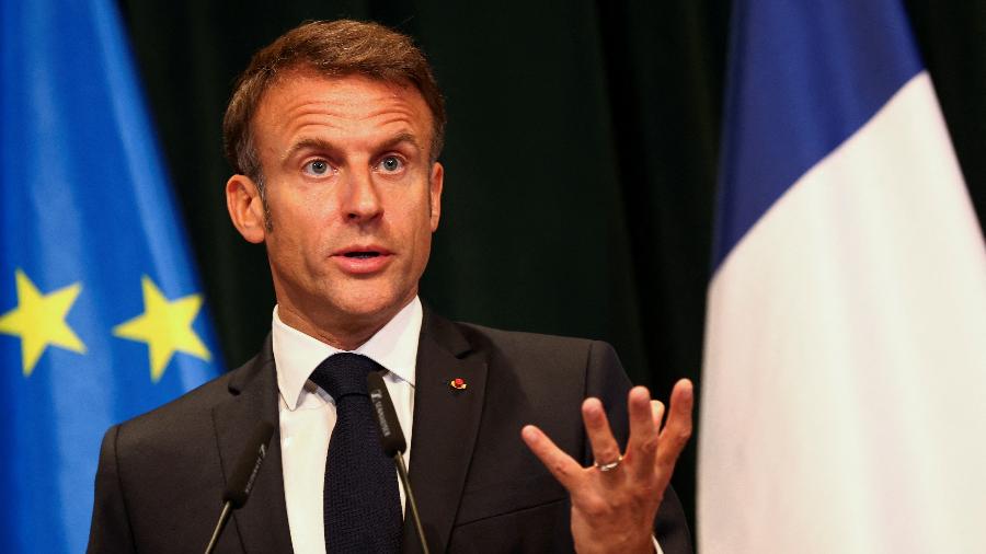 Emmanuel Macron, presidente da França, é contra o uso da chamada 'escrita inclusiva', combatida pela extrema-direita