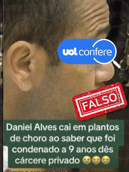 16.fev.2024 - Sentença do julgamento de Daniel Alves na Espanha ainda não saiu