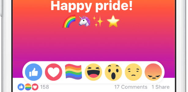 Facebook libera curtida do arco-íris, mas só se curtir uma determinada página - Divulgação/Facebook