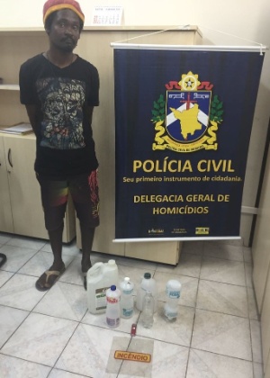 O morador de rua Gordon Fowler, 42, da Guiana, foi preso em flagrante nesse sábado (10) - Polícia Civil de Roraima/Divulgação