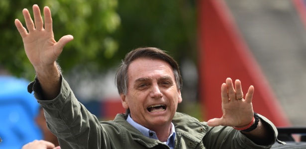 O presidente eleito Jair Bolsonaro (PSL) no domingo (28)