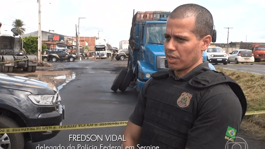 Fredson Vidal, delegado da Polícia Federal em Sergipe - Reprodução/TV Globo
