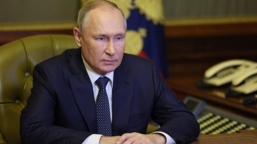 O presidente Putin parece determinado a seguir em frente com o conflito, apesar de uma série de recentes derrotas militares na Ucrânia - EPA