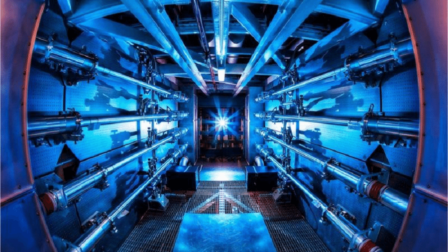A National Ignition Facility na Califórnia abriga o laser mais poderoso do mundo - Lawrence Livermore National Laboratory