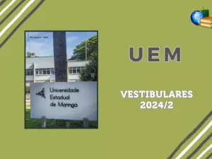 UEM 2024/2: inscrição aberta para os vestibulares
