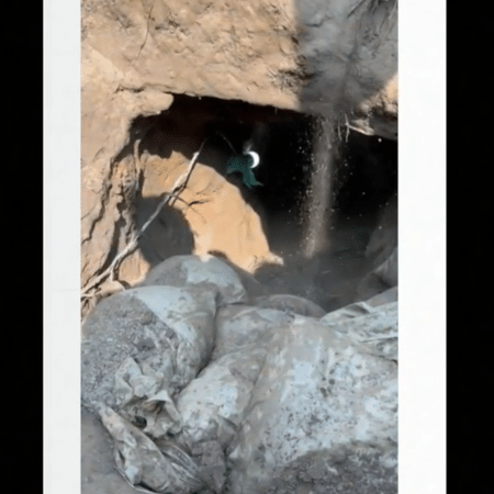 Um túnel que estava sendo escavado dentro de um presídio em Bangu, na zona oeste do Rio, foi descoberto