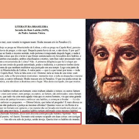 Trecho de Sermão do Bom Ladrão (ver link para a íntegra) e Padre Vieira: é sempre importante saber quem está falando