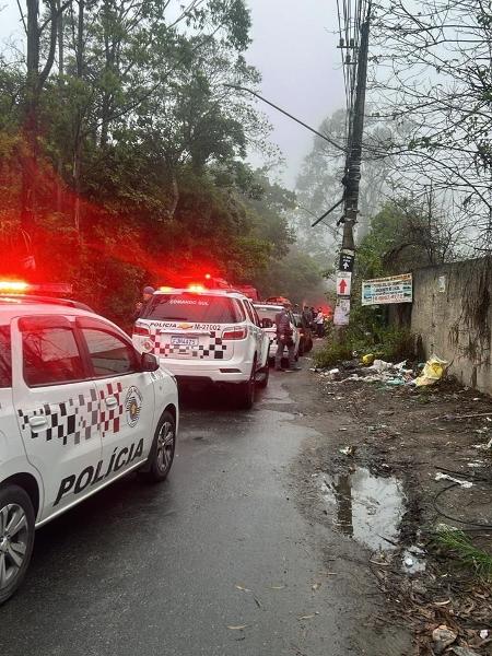 O crime ocorreu em uma região de mata na avenida Paulo Guilguer Reimberg. - Cedido ao UOL