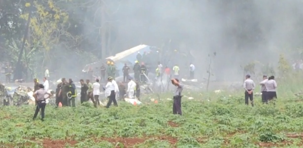 18.mai.2018 - Avião cai em cuba; 111 morrem - AFP