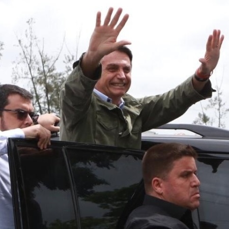 28.out.2018 - Jair Bolsonaro ainda estava no PSL quando venceu as eleições presidenciais de 2018 - Bruna Prado/UOL