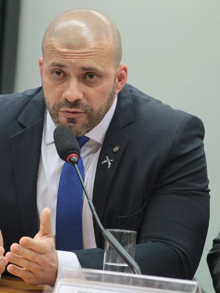 24.abr.2019 - Deputado Daniel Silveira (PSL - RJ) - Plinio Xavier/Câmara dos Deputados