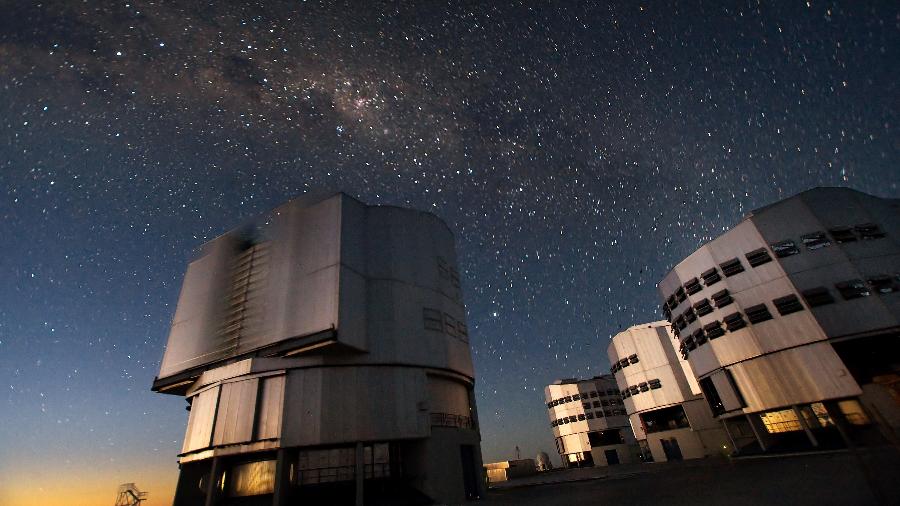 Very Large Telescopes, no Chile: cada prédio abriga um telescópio com 8 metros de diâmetro - Iztok Boncina/ ESO