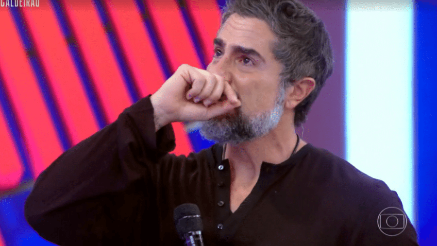 Marcos Mion se emocionou com declaração do ator Jonathan Azevedo  - Reprodução/TV Globo