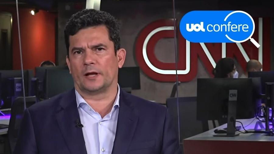 Sergio Moro em entrevista a William Waack na CNN - Reprodução