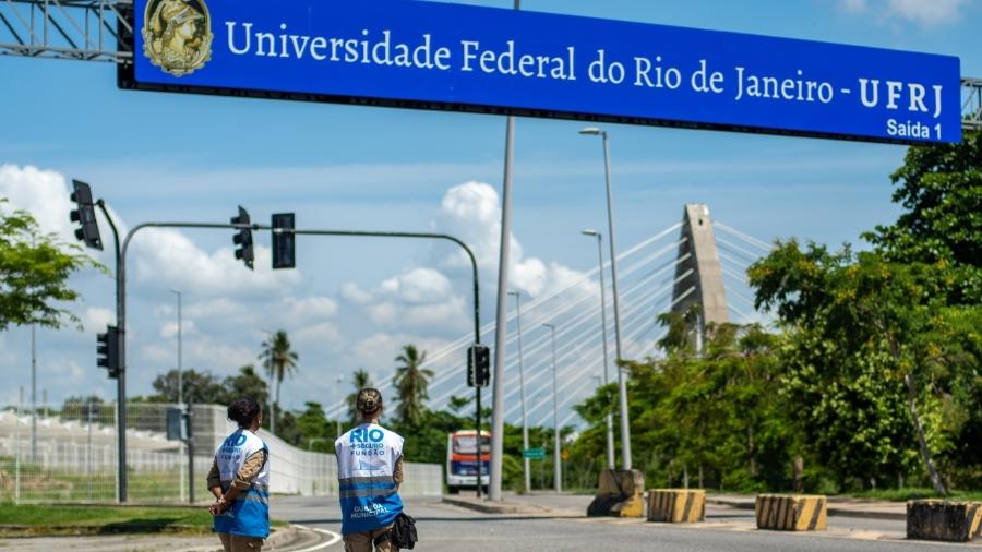 Campus da UFRJ, no Rio: cortes devem dificultar instituições no custeio em 2022 - Artur Moês/UFRJ