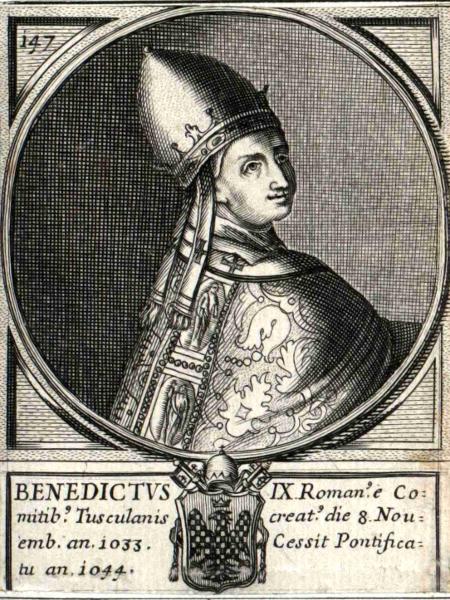 Papa Bento 9º foi o mais jovem da história Papa Bento 9º foi o mais jovem da história