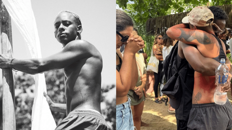 Amigos de Victor e moradores de Caraíva protestaram contra ação policial na comunidade Amigos de Victor e moradores de Caraíva protestaram contra ação policial na comunidade