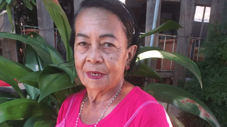 Lourdes Alves Ferreira, mãe de Leide e Lucimar; ela é uma das sobreviventes do acidente com o césio-137