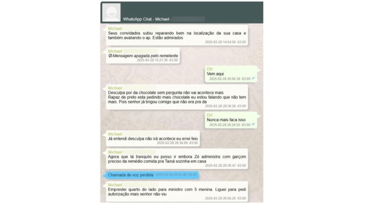 Diálogo cita "5 menina"