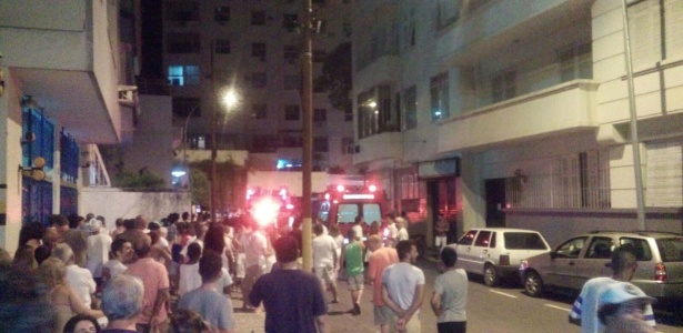 Incêndio teve início poucas horas antes da festa de Réveillon em Copacabana - Daniela Cuval/Arquivo pessoal