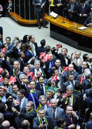 A Câmara dos Deputados aprovou a criação da comissão especial do impeachment por 433 votos a favor e um contra - Lucio Bernardo Jr./Câmara dos Deputados