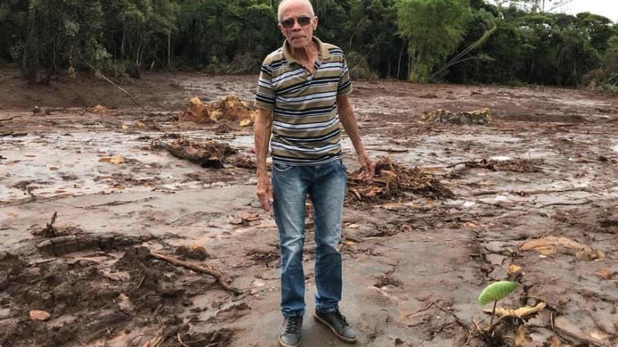 Helio e dezenas de outros agricultores de Brumadinho perderam suas plantações - BBC News Brasil