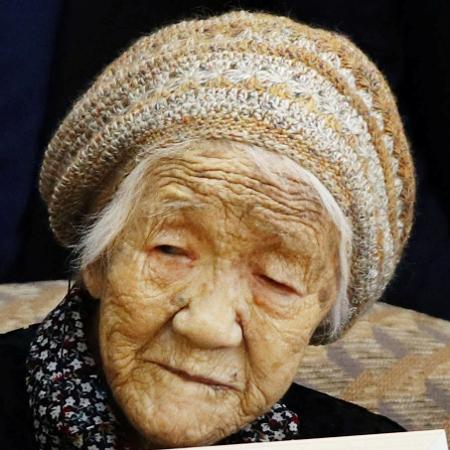 Kane Tanaka foi certificada pelo Google como a pessoa mais velha do mundo - Kyodo/Reuters