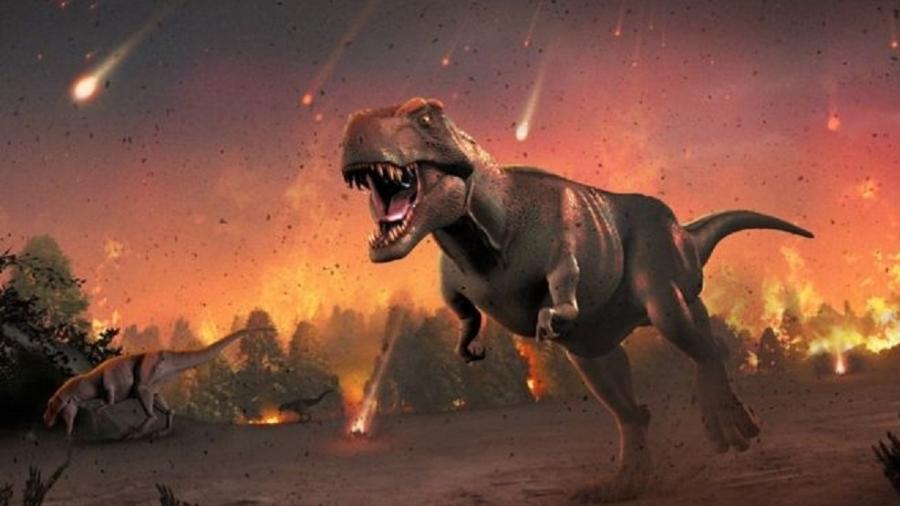 Impacto de meteoro, segundo cientistas, causou a extinção dos dinossauros - Mark Garlic/Science Photo Library