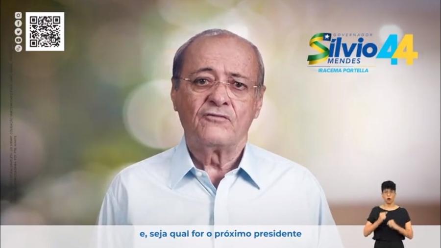 Silvio Mendes, no Piauí, segue o discurso de neutralidade de eleição presidencial - Reprodução