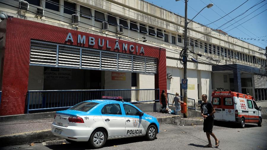 Crime ocorreu no Hospital Getúlio Vargas, no bairro da Penha, zona norte da capital fluminense Crime ocorreu no Hospital Getúlio Vargas, no bairro da Penha, zona norte da capital fluminense