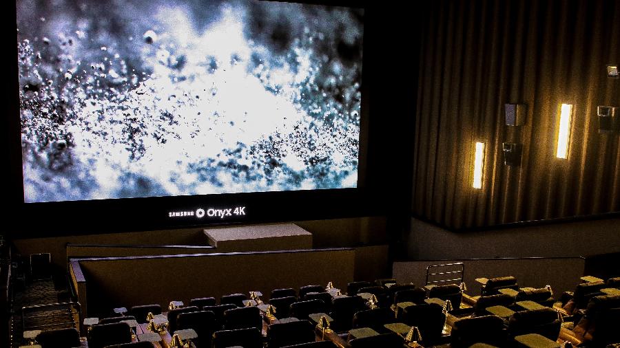 Tela modular LED do cinema Cinépolis Samsung Onyx 4k, em São Paulo - Divulgação/Samsung