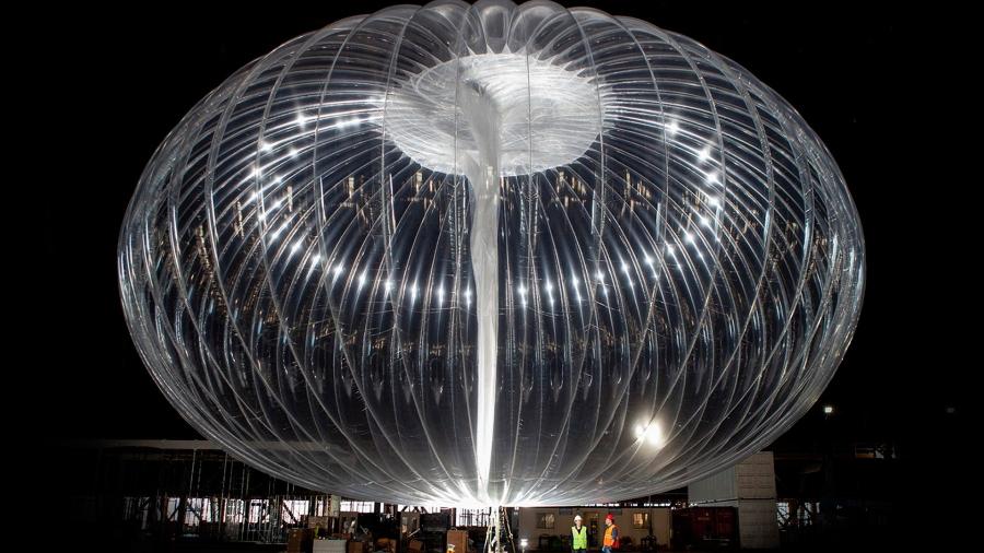Os balões de hélio do Projeto Loon, do Google, tinham como objetivo levar acesso à internet a partes remotas do mundo - Loon