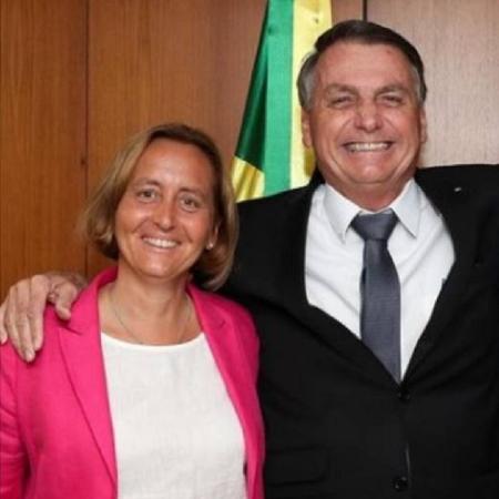 Beatrix von Storch e Bolsonaro - Reprodução/Instagram