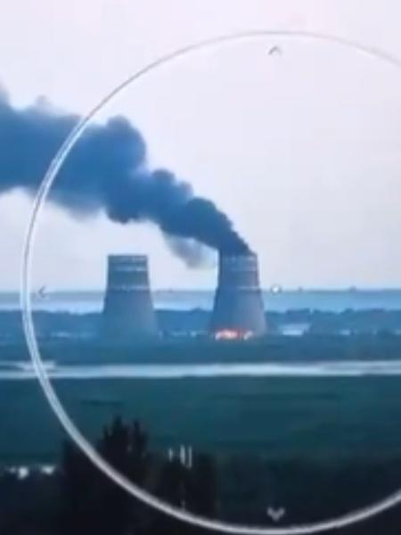 Usina nuclear Zaporizhzhia na Ucrânia