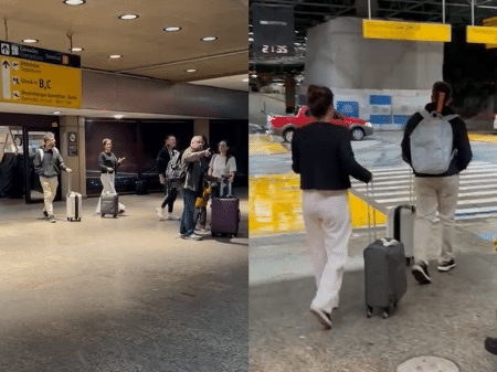 O desembarque no terminal 2 do aeroporto de Guarulhos, em São Paulo, foi liberado - Uesley Durães/UOL