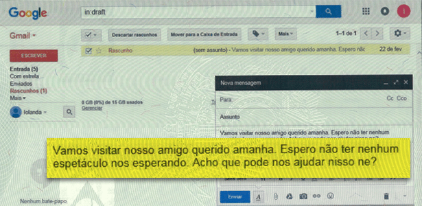 Uma das mensagens trocadas entre Dilma e Monica Moura, segundo a delatora - Reprodução