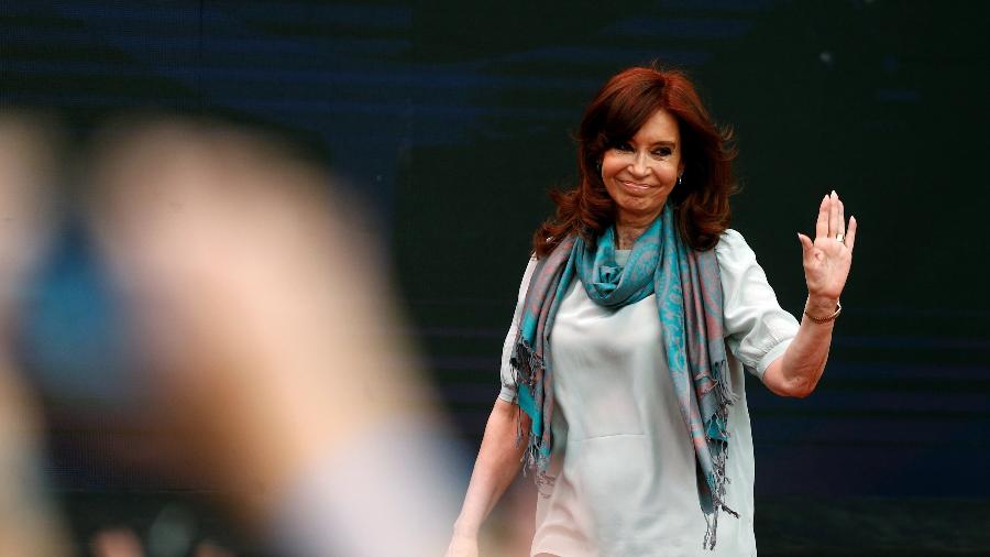 19.nov.2018 - A ex-presidente da Argentina Cristina Kirchner participou do 1º Fórum Mundial de Pensamento Crítico, realizado em Buenos Aires (Argentina) - Martin Acosta/Reuters