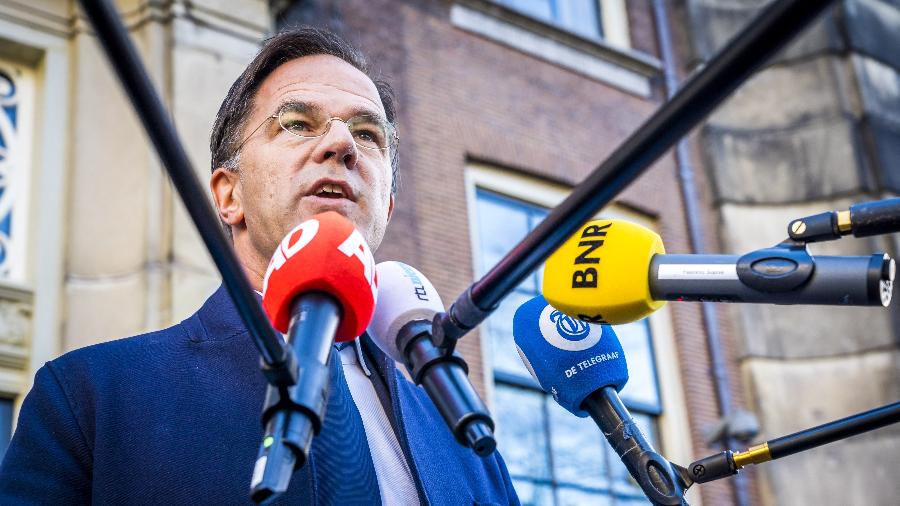 O primeiro-ministro da Holanda, Mark Rutte, anunciou o fechamento das escolas de ensino fundamental na próxima semana - Lex can Lieshout/ANP/AFP