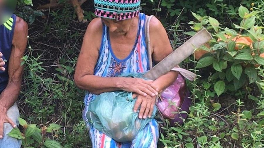  O corpo de Luzia dos Santos Pacheco, de 75 anos, foi encontrado embaixo do sofá de sua casa, em Itariri (SP) - Reprodução/Arquivo Pessoal